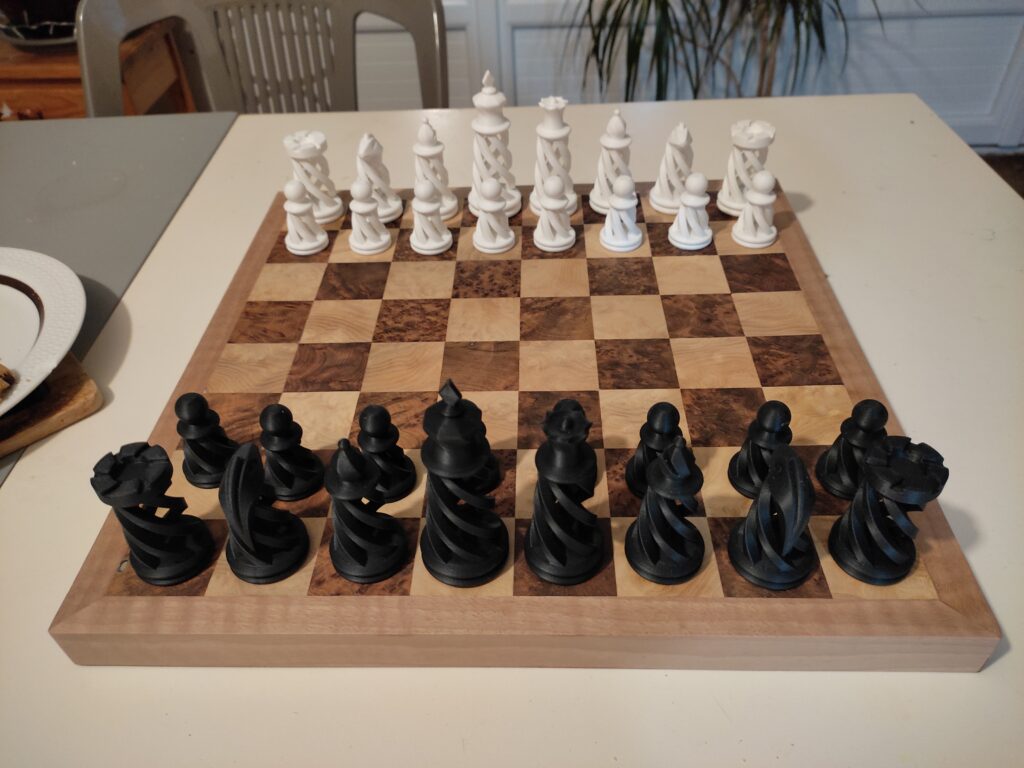 Création d'un échiquier aimantée avec pions en impression 3D
